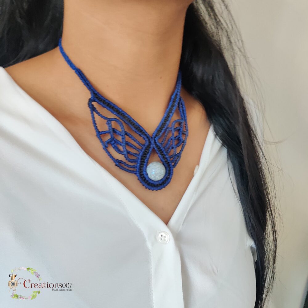 Wild And Free Macrame Necklace / Choker