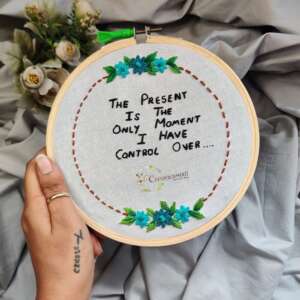 Embroidery Message Ring Hoop