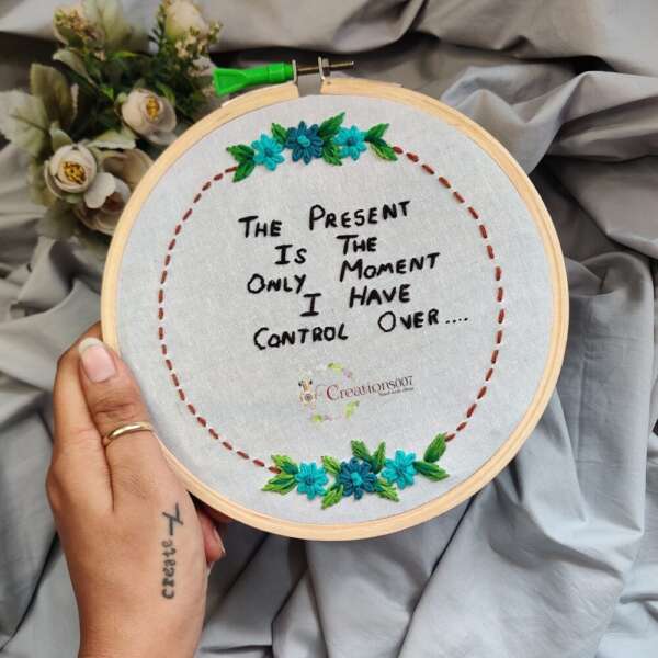 Embroidery Message Ring Hoop