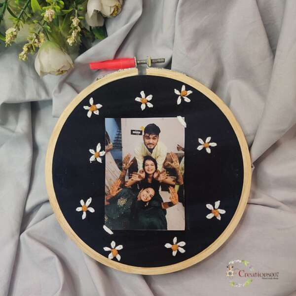 Embroidery Photo Ring 6inc