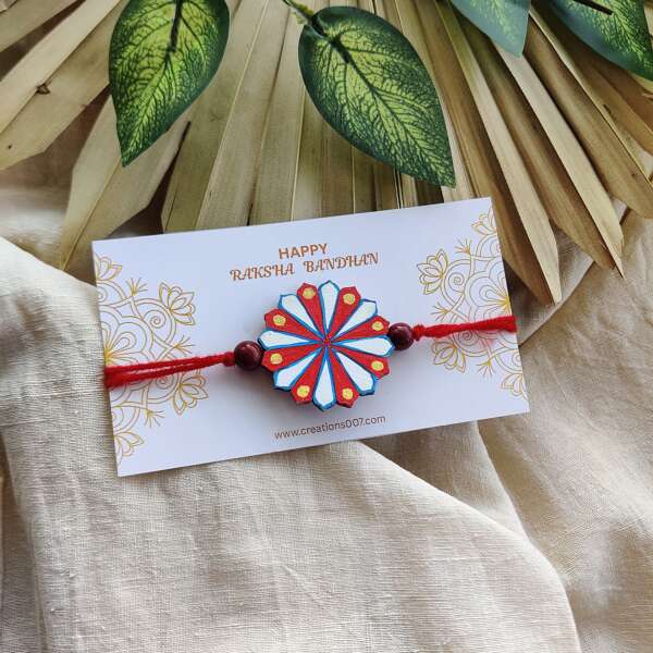 Handmade Rakhi - Mandala Hand-painted Rakhi