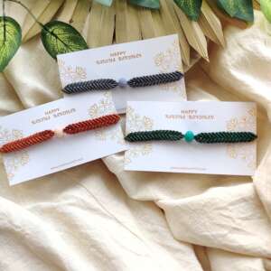 Handmade Rakhi | Knot Of Pearl