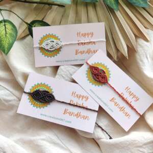 Handmade Rakhi | Macrame Diamond Rakhi