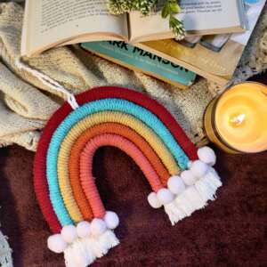 Macrame Rainbow Wall Hanging