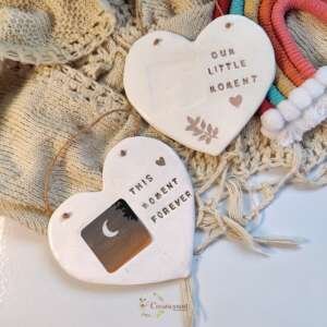 Heart Clay Photo Frame