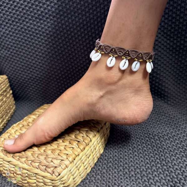 Cowrie Sea Shall Anklet - Image 2