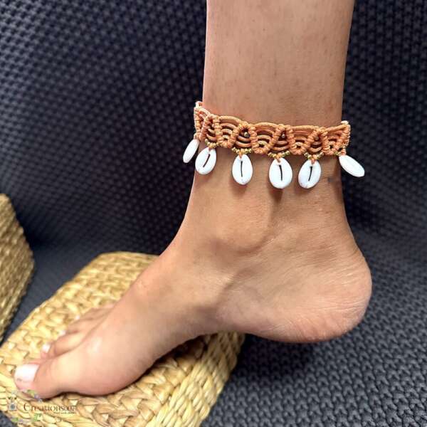 Cowrie Sea Shall Anklet - Image 4