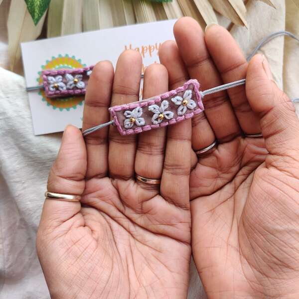Handmade rakhi | Embroidery Rakhi