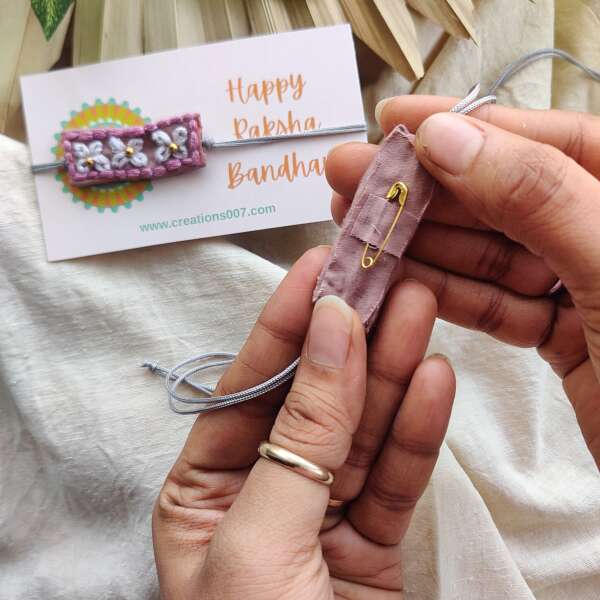 Handmade rakhi | Embroidery Rakhi
