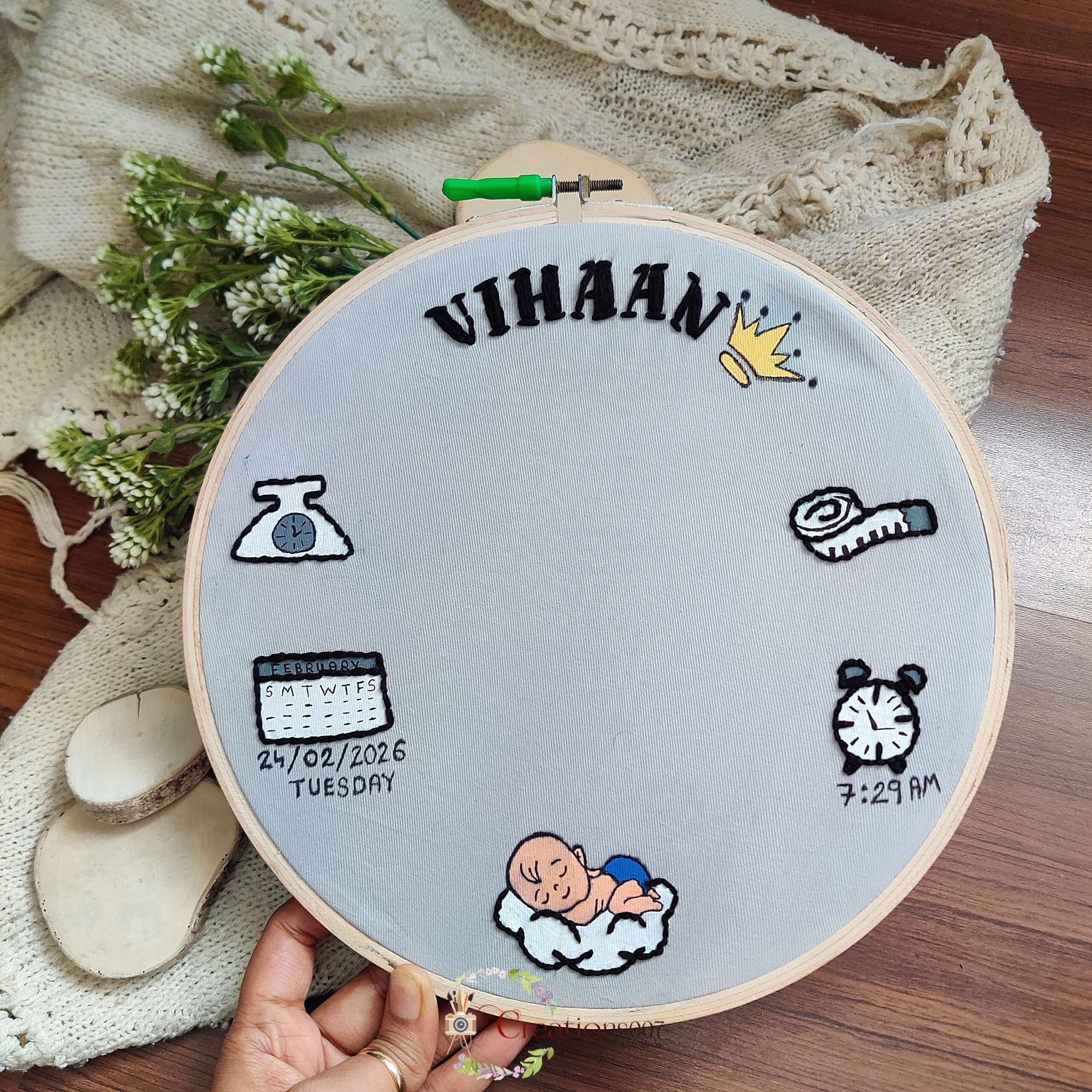 NewBorn Baby FootPrint Frame 4 NewBorn Baby FootPrint Frame